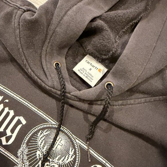 VTG Y2K 00s Carhartt Killing Season Atlanta 2012 Pullover Hoodie Size S – Black - Picture 5 of 5